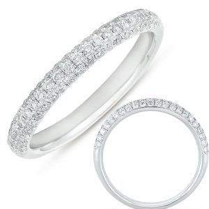 White Gold Matching Band White Gold Matching Band