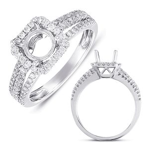 White Gold Engagement Ring White Gold Engagement Ring