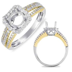 White & Yellow Engagement Ring White & Yellow Engagement Ring