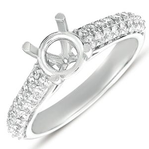 White Gold Engagement Ring White Gold Engagement Ring