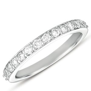 White Gold Matching Band White Gold Matching Band