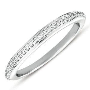 White Gold Matching Band White Gold Matching Band