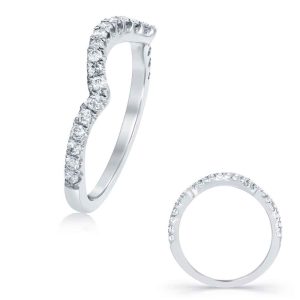 White Gold Matching Band White Gold Matching Band