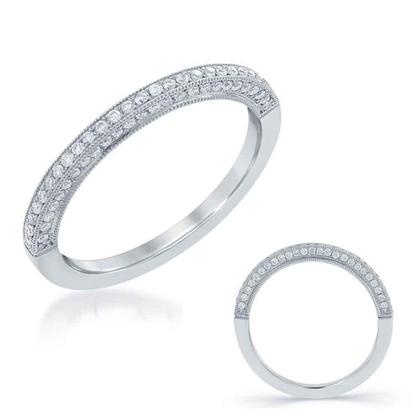 14KW Round Wedding Band