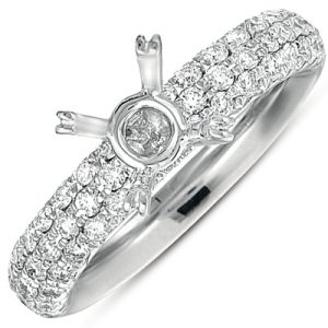 Platinum Pave Engagement Ring Platinum Pave Engagement Ring