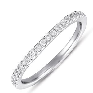 White Gold Matching Band White Gold Matching Band