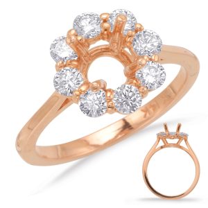 Rose Gold Engagement Ring Rose Gold Engagement Ring