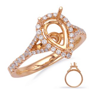 Rose Gold Engagement Ring Rose Gold Engagement Ring