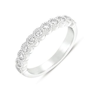 White Gold Matching Band