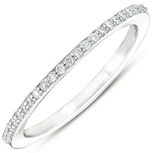 White Gold Matching Band