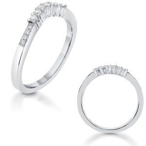 White Gold Matching Band White Gold Matching Band