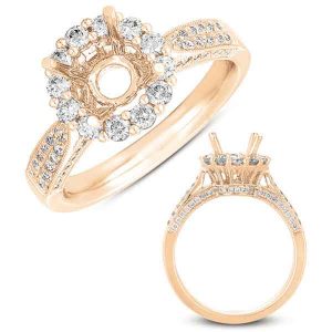 Rose Gold Engagement Ring Rose Gold Engagement Ring