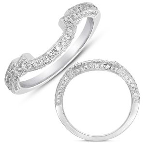 White Gold Matching Band White Gold Matching Band