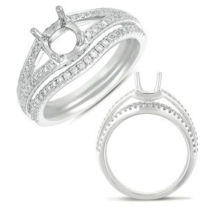 White Gold Engagement Ring White Gold Engagement Ring