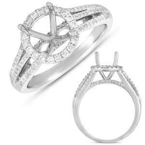 White Gold Engagement Ring White Gold Engagement Ring
