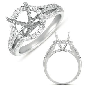 White Gold Engagement Ring White Gold Engagement Ring