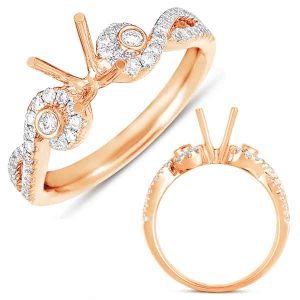 Rose Gold Engagement Ring Rose Gold Engagement Ring