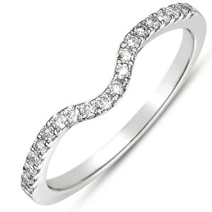 White Gold Matching Band White Gold Matching Band