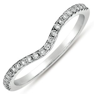 White Gold Matching Band White Gold Matching Band