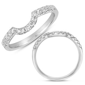 White Gold Matching Band White Gold Matching Band