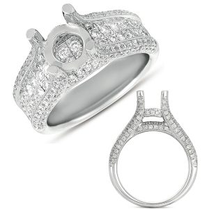 White Gold Engagement Ring White Gold Engagement Ring