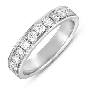 White Gold Matching Band