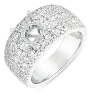 White Gold Engagement Ring White Gold Engagement Ring