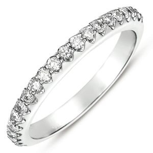 White Gold Matching Band