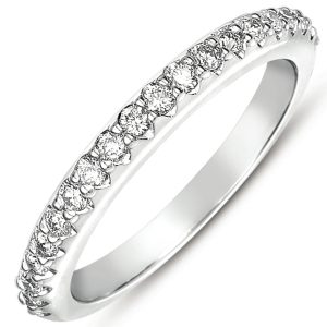 White Gold Matching Band