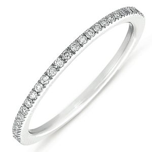 White Gold Matching Band White Gold Matching Band