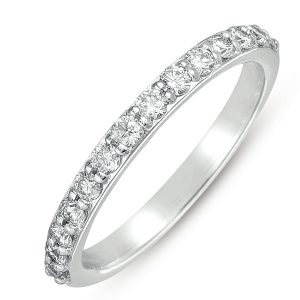 White Gold Matching Band White Gold Matching Band
