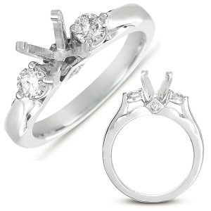 White Gold Engagement Ring White Gold Engagement Ring