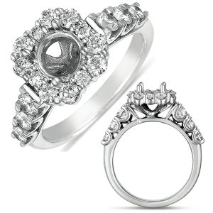 White Gold Engagement Ring White Gold Engagement Ring