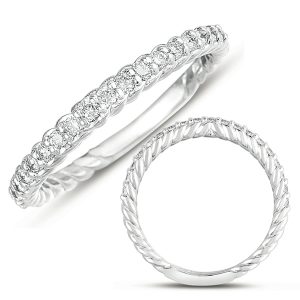 14KW Round Wedding Band