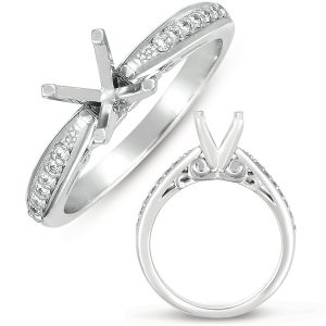 White Gold Semi Mounting White Gold Semi Mounting