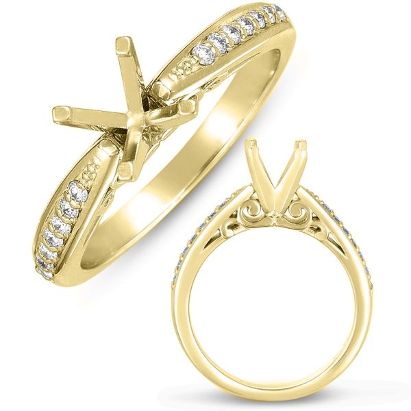 Yellow Gold Semi Mounting