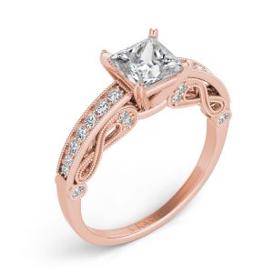 Rose Gold Engagement Ring Rose Gold Engagement Ring