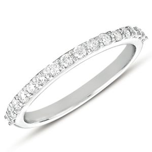White Gold Matching Band