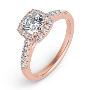 Rose Gold Halo Ring