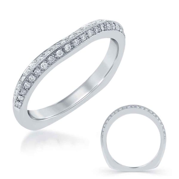 14KW Round Wedding Band