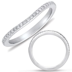White Gold Matching Band