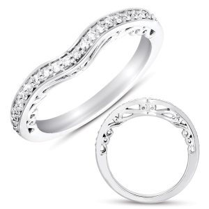 White Gold Matching Band