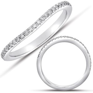 White Gold Matching Band