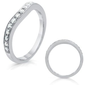 14KW Round Wedding Band