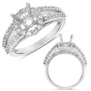 White Gold Engagement Ring White Gold Engagement Ring