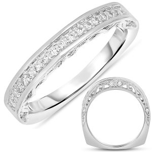 White Gold Wedding Band White Gold Wedding Band