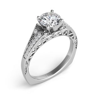White Gold Engagement Ring White Gold Engagement Ring