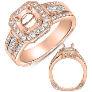Rose Gold Engagement Ring Rose Gold Engagement Ring