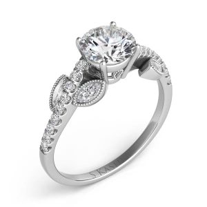 White Gold Engagement Ring White Gold Engagement Ring