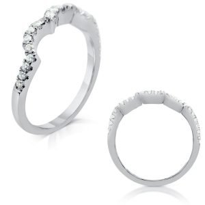 White Gold Matching Band